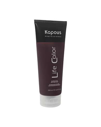 balzam ottenochnyj dlya volos life color granatovyj krasnyj 200 ml kapous professional rossiya