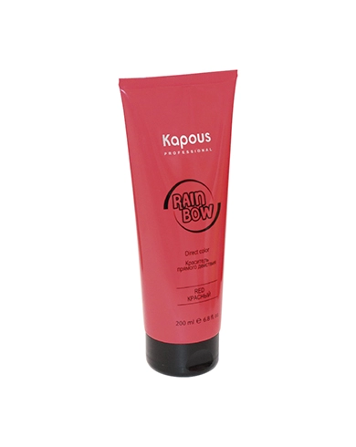krasitel pryamogo dejstviya dlya volos rainbow krasnyj 200 ml kapous professional rossiya