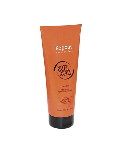 krasitel pryamogo dejstviya dlya volos rainbow oranzhevyj 200 ml kapous professional rossiya