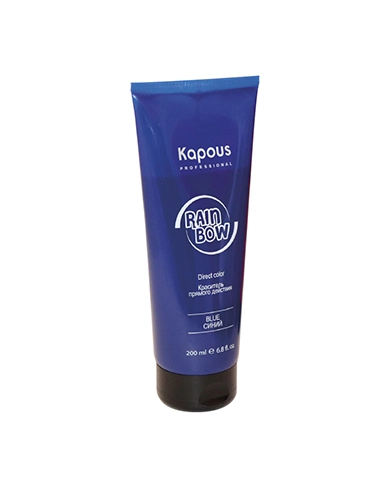 krasitel pryamogo dejstviya dlya volos rainbow sinij 200 ml kapous professional rossiya