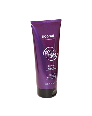 krasitel pryamogo dejstviya dlya volos rainbow fioletovyj 200 ml kapous professional rossiya