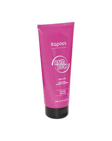 krasitel pryamogo dejstviya dlya volos rainbow fuksiya 200 ml kapous professional rossiya