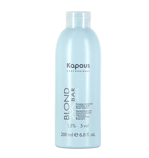 kremoobraznaya okislitelnaya emulsiya blond cremoxon s ekstraktom zhemchuga serii blond bar 15 200 ml kapous professional rossiya