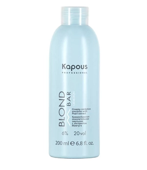 kremoobraznaya okislitelnaya emulsiya blond cremoxon s ekstraktom zhemchuga serii blond bar 6 200 ml kapous professional rossiya