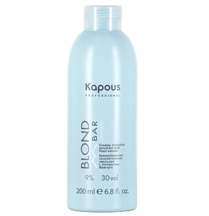 kremoobraznaya okislitelnaya emulsiya blond cremoxon s ekstraktom zhemchuga serii blond bar 9 200 ml kapous professional rossiya