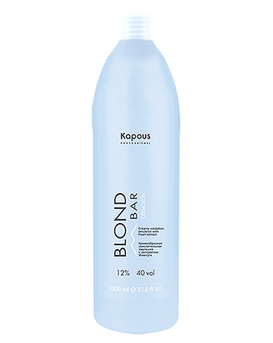 kremoobraznaya okislitelnaya emulsiya blond cremoxon s ekstraktom zhemchuga serii blond bar 12 1000 ml kapous professional rossiya