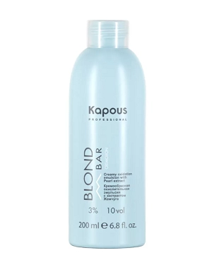 kremoobraznaya okislitelnaya emulsiya blond cremoxon s ekstraktom zhemchuga serii blond bar 3 200 ml kapous professional rossiya