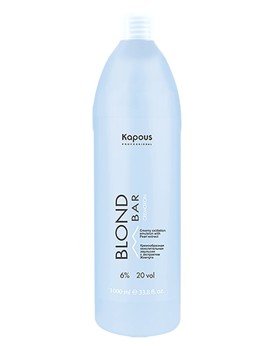 kremoobraznaya okislitelnaya emulsiya blond cremoxon s ekstraktom zhemchuga serii blond bar 6 1000 ml kapous professional rossiya