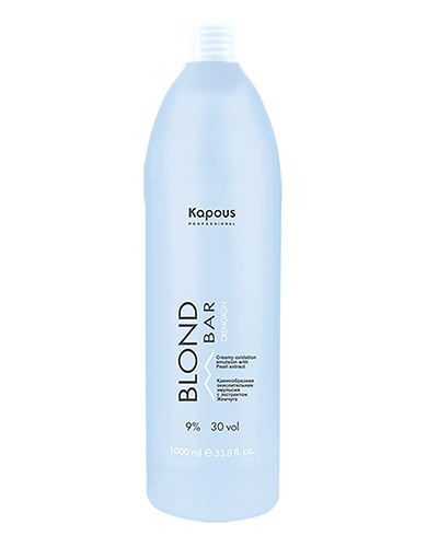 kremoobraznaya okislitelnaya emulsiya blond cremoxon s ekstraktom zhemchuga serii blond bar 9 1000 ml kapous professional rossiya