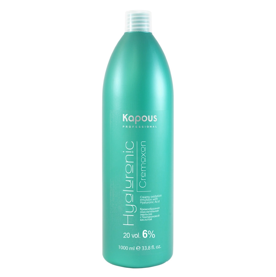 kremoobraznaya okislitelnaya emulsiya hyaluronic cremoxon s gialuronovoj kislotoj 6 1000 ml kapous professional rossiya