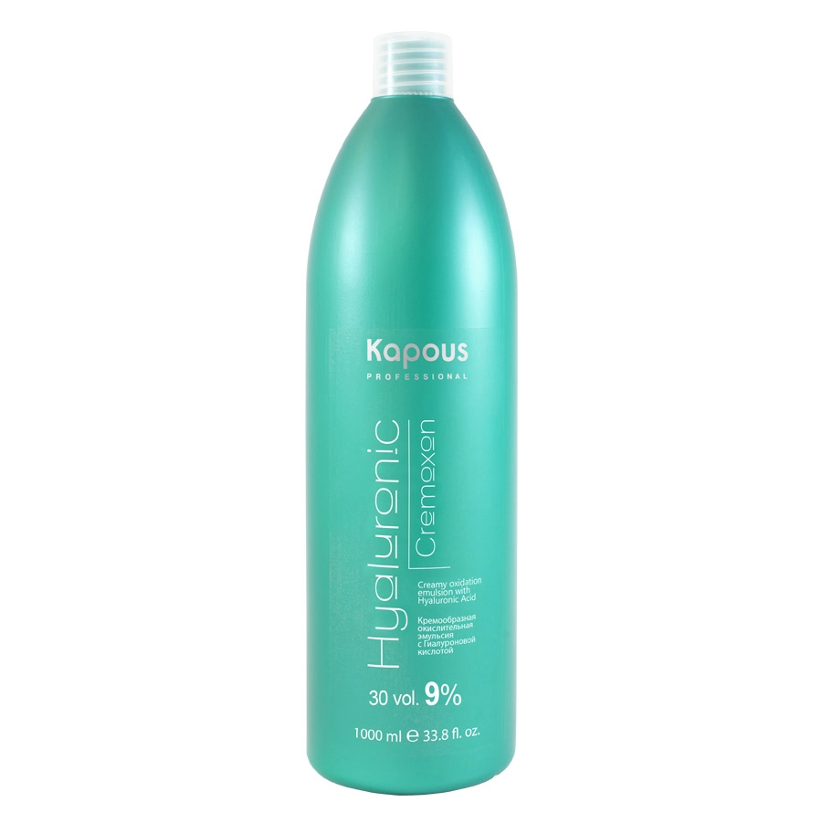kremoobraznaya okislitelnaya emulsiya hyaluronic cremoxon s gialuronovoj kislotoj 9 1000 ml kapous professional rossiya