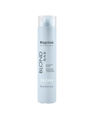 osvezhayushchij balzam dlya volos ottenkov blond serii blond bar 300 ml kapous professional rossiya