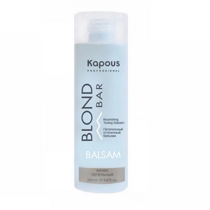 pitatelnyj ottenochnyj balzam dlya ottenkov blond pepelnyj 200 ml kapous professional rossiya