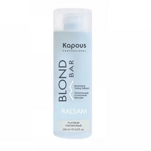 pitatelnyj ottenochnyj balzam dlya ottenkov blond platinovyj 200 ml kapous professional rossiya