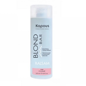 pitatelnyj ottenochnyj balzam dlya ottenkov blond rozovyj 200 ml kapous professional rossiya
