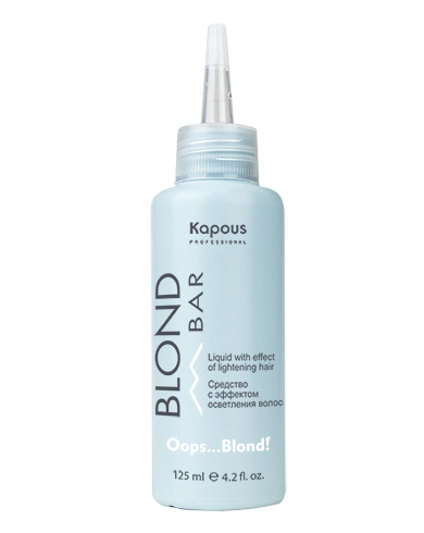 sredstvo s effektom osvetleniya volos oopsblond 125 ml kapous professional rossiya