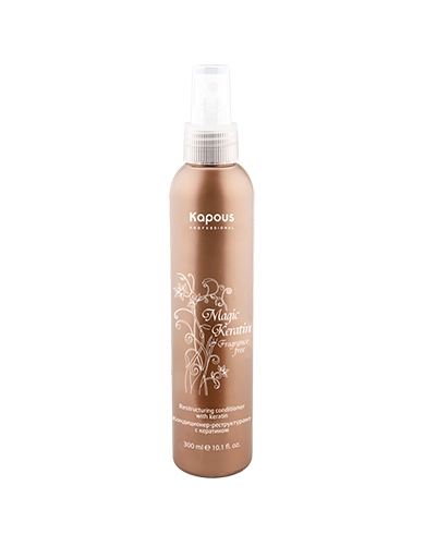 kondicioner restrukturant dyal volos s keratinom quotmagic keratinquot 300 ml kapous professional rossiya