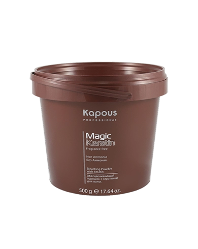 pudra osvetlyayushchaya dlya volos v mikrogranulah non ammonia quotmagic keratinquot 500 gr kapous professional rossiya