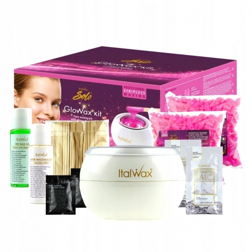 nabor dlya depilyacii lica solo glowax kit italwax italiya