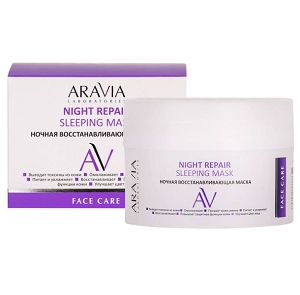 nochnaya vosstanavlivayushchaya maska night repair sleeping mask 150 ml aravia laboratories rossiya