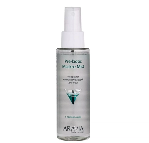 toner mist vosstanavlivayushchij s prebiotikami dlya lica pre biotic maskne mist 110 ml aravia professional rossiya