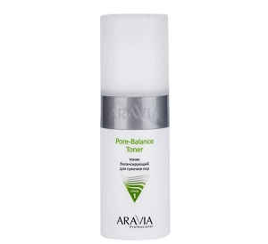 tonik balansiruyushchij dlya suzheniya por dlya zhirnoj i problemnoj kozhi pore balance toner 150 ml aravia professional rossiya