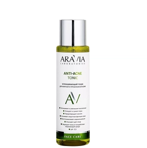 uspokaivayushchij tonik dlya zhirnoj i problemnoj kozhi anti acne tonic 250 ml aravia laboratories rossiya