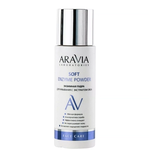 enzimnaya pudra dlya umyvaniya s ekstraktom ovsa soft enzyme powder 150 ml aravia laboratories rossiya
