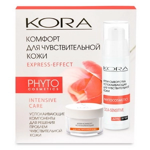 nabor dlya uhoda za kozhej quotkomfort dlya chuvstvitelnoj kozhiquot nabor 2 predmeta kora phytocosmetics rossiya