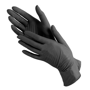 perchatki nitril chernyj black nitrile clovers razmer m 100 sht upk chistove rossiya
