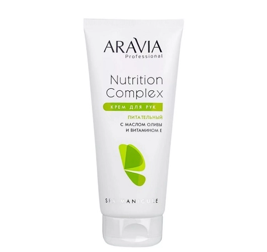 krem dlya ruk pitatelnyj s maslom olivy i vitaminom e nutrition complex cream 150 ml aravia professional rossiya