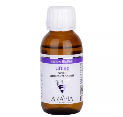 piling biorevitalizant dlya zreloj kozhi lifting renew biopeel 100 ml aravia professional rossiya