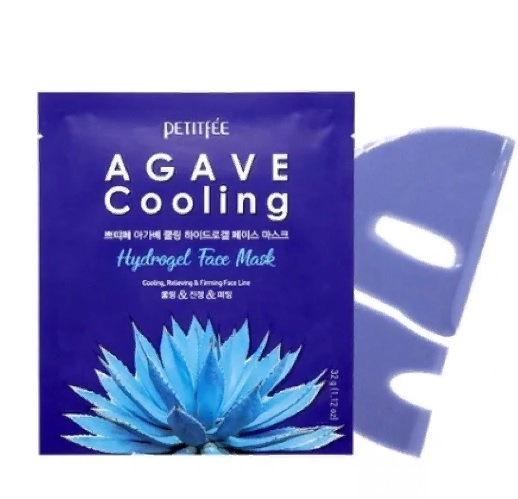 gidrogelevaya maska dlya lica agava agave cooling hydrogel face mask 1 sht petitfee yuzhnaya koreya