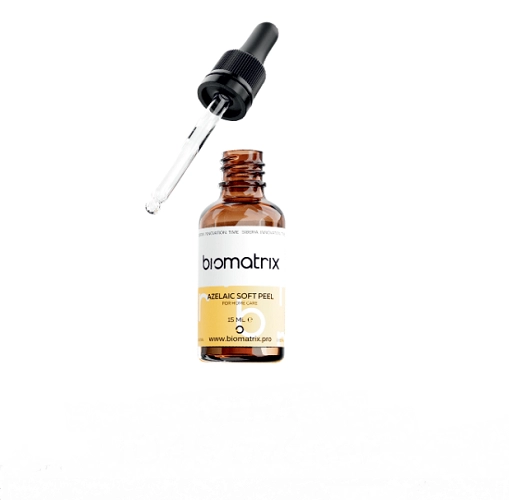 azelainovyj piling dlya domashnego primeneniya biomatrix azelaic soft peel 15 ml biomatrix rossiya