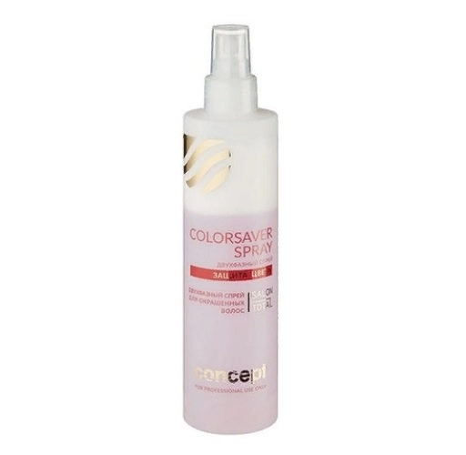 dvuhfaznyj sprej dlya okrashennyh volos zashchita cveta solorsaver spray 250 ml concept