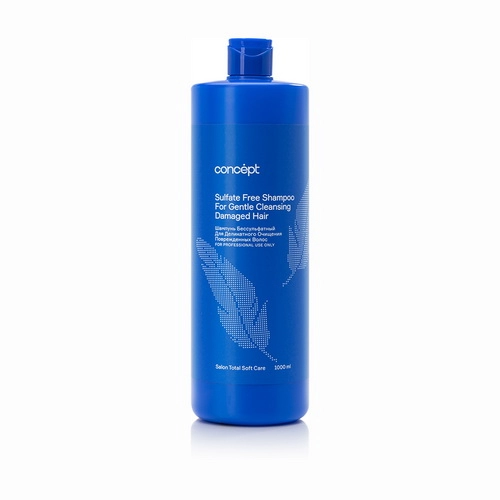 shampun bessulfatnyj d delikatnogo ochishcheniya povrezhdennyh volos soft care 1000 ml concept
