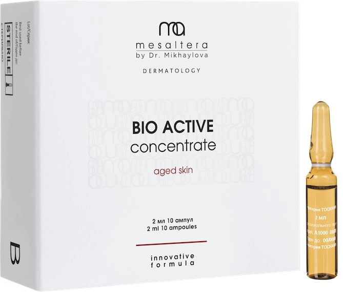 koncentrat dlya lica vosstanavlivayushchij bio active 2 ml 1 ampula mesaltera by dr mikhaylova rossiya