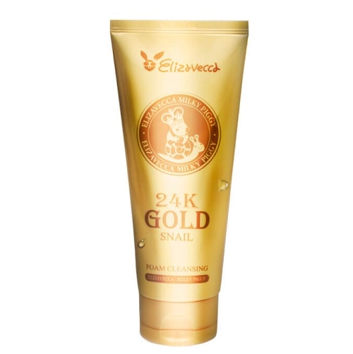 penka dlya umyvaniya mucin ulitki zoloto 24k gold snail cleansing foam 180 ml elizavecca yuzhnaya koreya