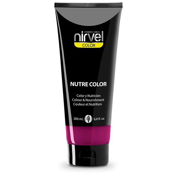 pitatelnaya gel maska dlya okrashivaniya volos nutre color purple purpurnyj 200 ml nirvel ispaniya