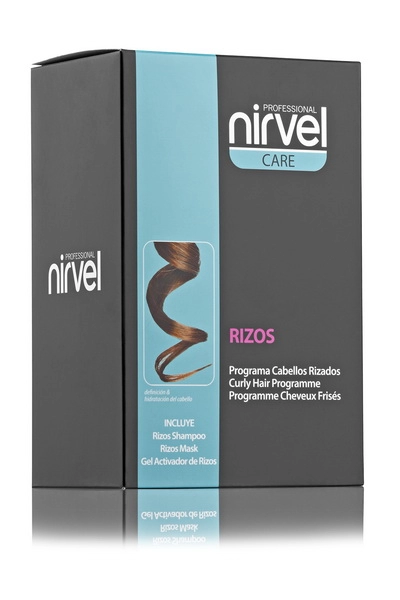 rizos pack nabor po uhodu za vyushchimisya volosami 250 250 ml nirvel nirvel