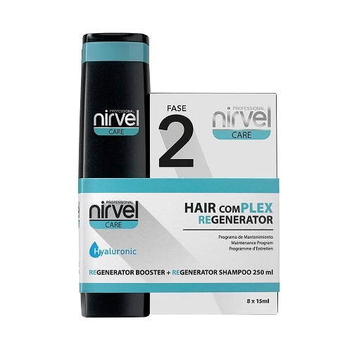 hair complex regenerator pack regenerator shampoo 250 ml fase 2 booster 8 ml h 15 nirvel nirvel