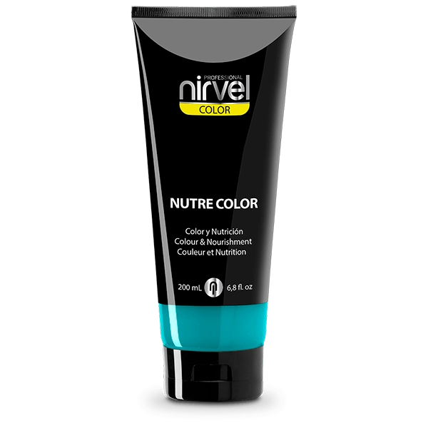 pitatelnaya gel maska dlya volos cvet biryuzovaya nutre color turquoise 200 ml nirvel nirvel