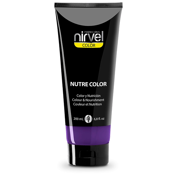 pitatelnaya gel maska dlya volos cvet ezhevika nutre color blackberry 200 ml nirvel nirvel
