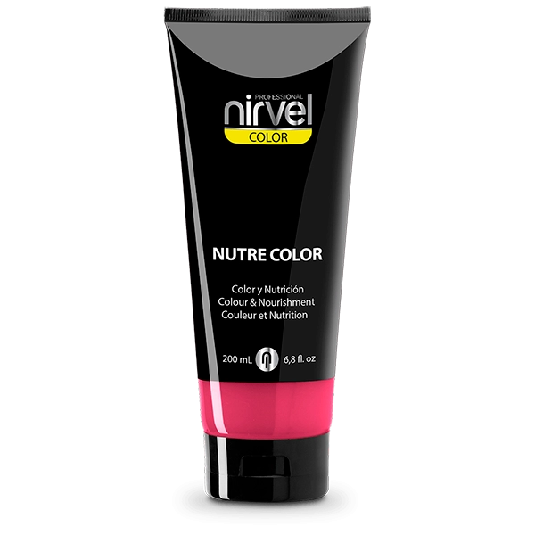 pitatelnaya gel maska dlya volos cvet klubnika nutre color strawberry 200 ml nirvel nirvel