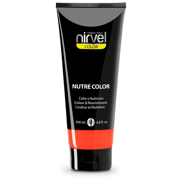 pitatelnaya gel maska dlya volos cvet korall nutre color coral 200 ml nirvel nirvel