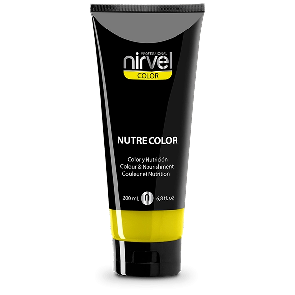 pitatelnaya gel maska dlya volos cvet limon nutre color lemon 200 ml nirvel nirvel
