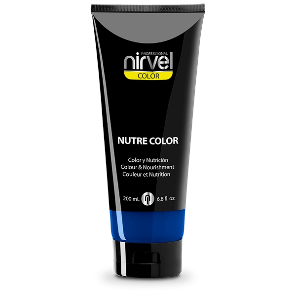 pitatelnaya gel maska dlya volos cvet ultramarin nutre color klein blue 200 ml nirvel nirvel