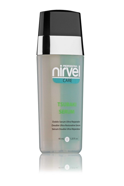 syvorotka dlya povrezhdennyh volos tsubaki serum 2 h komponentnaya 40 ml nirvel nirvel
