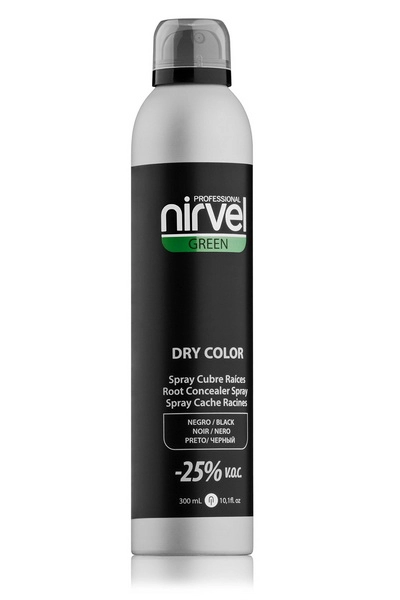 toniruyushchij sprej dlya volos chernyj dry color black pigment pryamogo dejstviya 300 ml nirvel nirvel