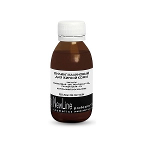 nl himicheskij piling na osnove glikolevoj kisloty malinovyj dlya zhirnoj kozhi 100 ml new line rossiya